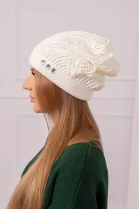 Kesi Dámska čiapka Maryna K407 ecru