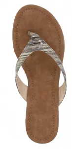 Women's flip-flops LOAP HERBA Brown/Grey