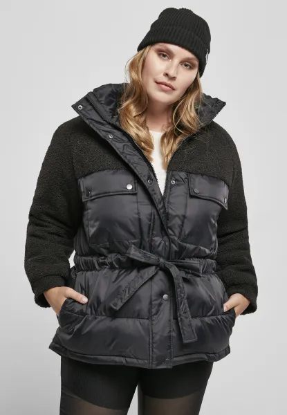 Dámska bunda Urban Classics Sherpa
