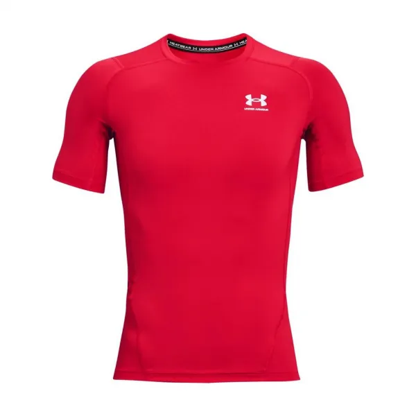 Men's compression shirt Under Armour HG Armour Comp SS - red
