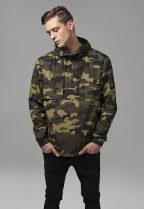Camo Pull Over Windbreaker woodcamo