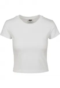 Women's Stretch Jersey Cropped Tee White