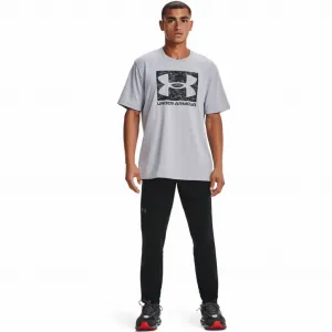 Pánske tričko s krátkym rukávom UNDER ARMOUR UA ABC CAMO BOXED LOGO SS-GRY