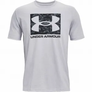 Pánske tričko s krátkym rukávom UNDER ARMOUR UA ABC CAMO BOXED LOGO SS-GRY