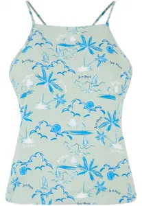 Women's top Waikiki green