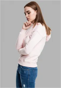 Women's pink hooded