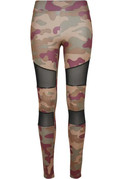 Camo Tech Mesh Women's Redwood Camouflage Leggings