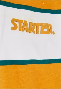 Starter Logo Striped Tee White/Yellow