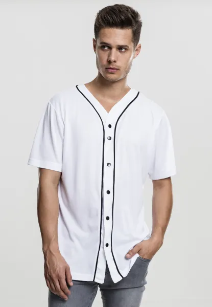 Baseball mesh jersey wht/blk