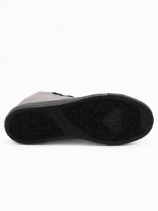 Ombre Men's shoes sneakers in combined materials - graphite