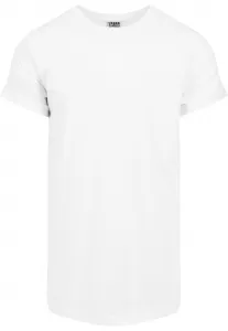 Long T-shirt with a long shape in white