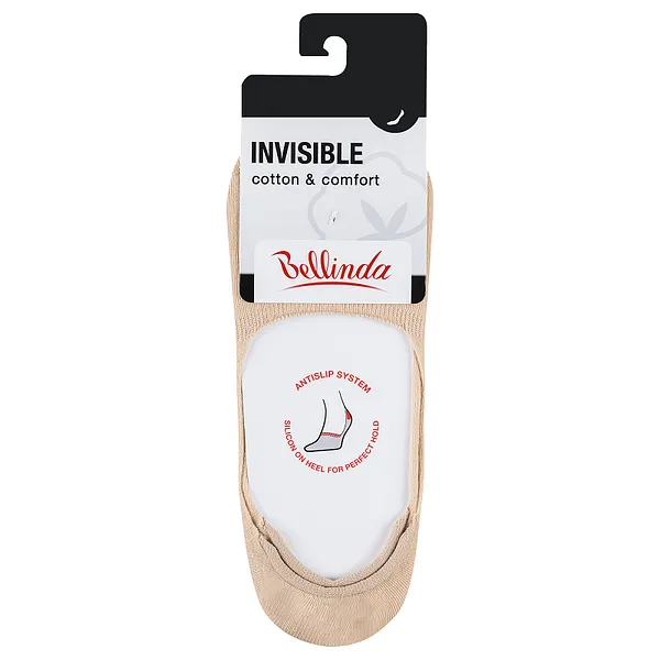 Bellinda 
INVISIBLE SOCKS - Neviditeľné ponožky vhodné do sneaker topánok - béžová