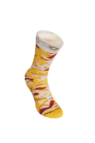 ZOOKSY/RAINBOW SOCKS Dúhové ponožky pizza ponožky 4 havajské páry
