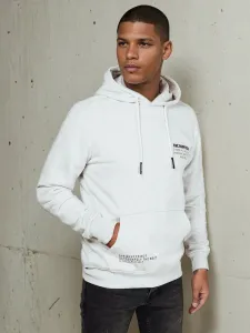 Bluza męska z kapturem jasnoszara Dstreet