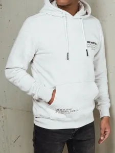 Bluza męska z kapturem jasnoszara Dstreet
