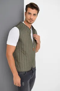 Y8611 DEWBERRY MEN'S VEST-KHAKI
