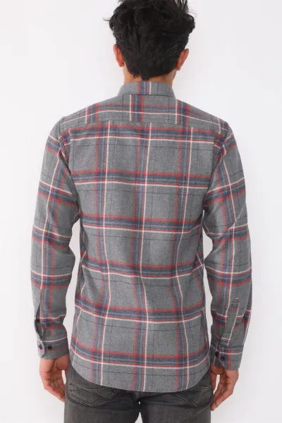G708 DEWBERRY MEN'S SHIRT-ANTHRACITE