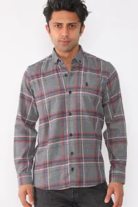 G708 DEWBERRY MEN'S SHIRT-ANTHRACITE