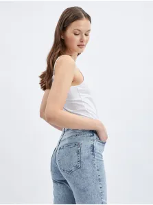Svetlomodré dámske slim fit džínsy ORSAY