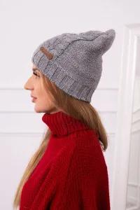 Kesi Čapica s fleece Ula K271 sivá