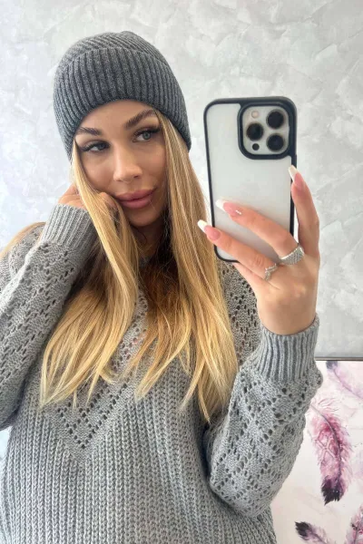 Kesi Čiapka tenká Oliwia K252 grafit