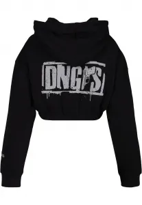 Women's cropped sweatshirt EvilFuture black