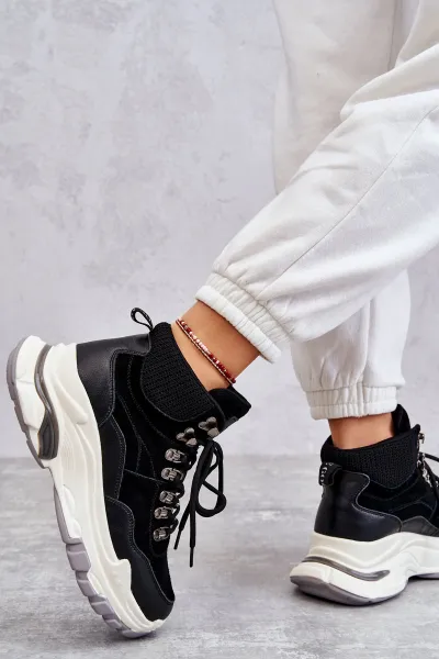 Dámske vysoké športové topánky Goe
