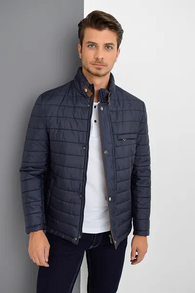 M8644 DEWBERRY MEN'S COAT-NAVY BLUE