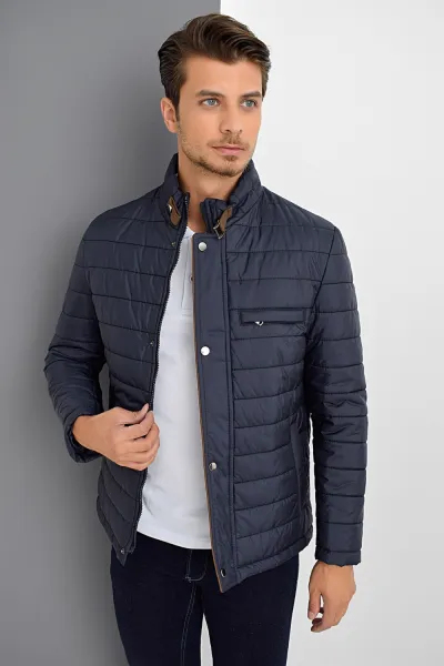 M8644 DEWBERRY MEN'S COAT-NAVY BLUE