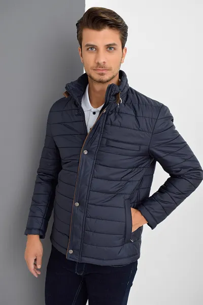 M8644 DEWBERRY MEN'S COAT-NAVY BLUE