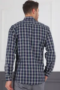 G718 DERBERRY MEN'S SHIRT-LACİVERT