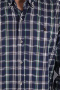 G718 DERBERRY MEN'S SHIRT-LACİVERT