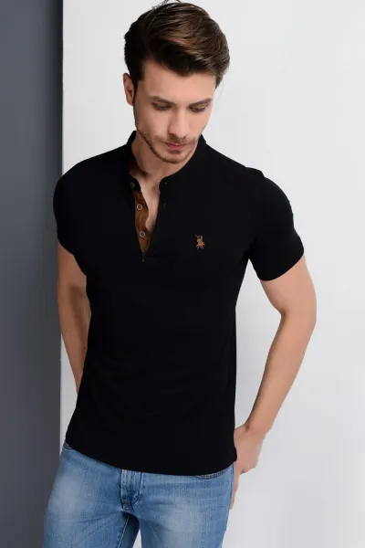 T8560 DEWBERRY T-SHIRT-BLACK