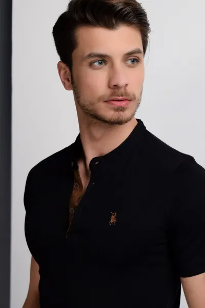 T8560 DEWBERRY T-SHIRT-BLACK