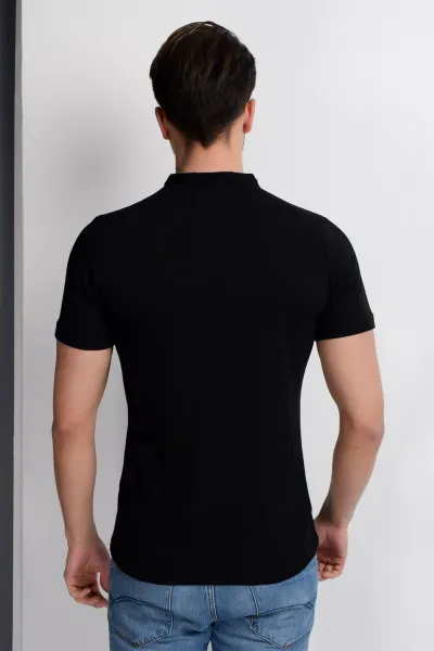 T8560 DEWBERRY T-SHIRT-BLACK