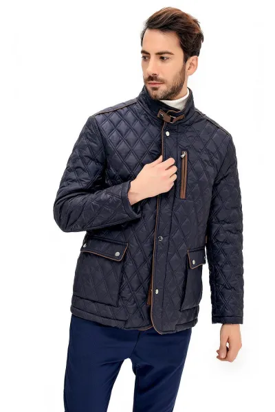 K8613 DEWBERRY COAT-NAVY BLUE