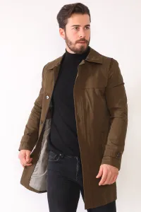 PLT8392 DEWBERRY MEN'S TOPCOAT-KHAKI