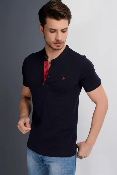 T8560 DEWBERRY T-SHIRT-NAVY BLUE