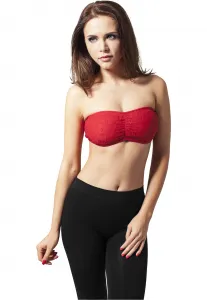 Dámsky čipkovaný červený bandeau