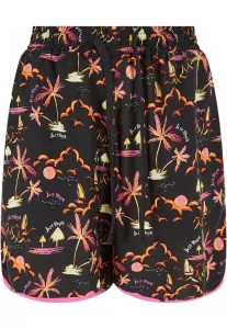Women's Patterned Waikiki Shorts/Black