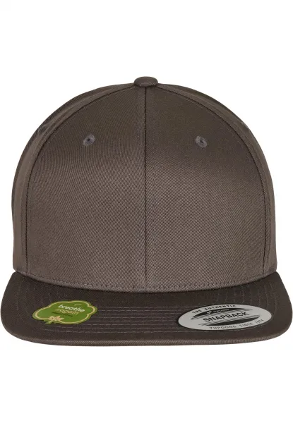 Organic Cotton Snapback Dark Grey
