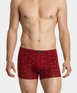 Men's boxers ATLANTIC 2Pack - burgundy/black