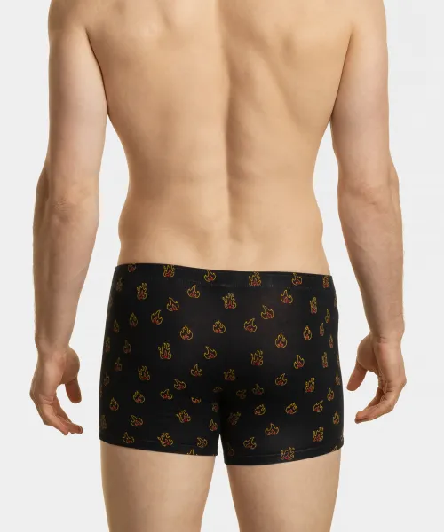 Men's boxers ATLANTIC 2Pack - burgundy/black
