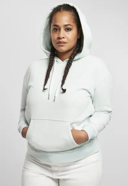 Women's color Melange Hoody aqua melange
