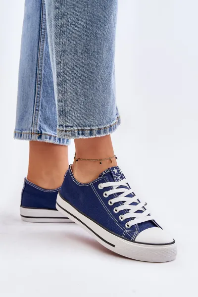 Boto Dámske klasické tenisky Ecoma Navy Blue
