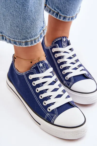 Boto Dámske klasické tenisky Ecoma Navy Blue