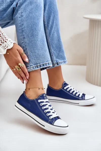 Boto Dámske klasické tenisky Ecoma Navy Blue