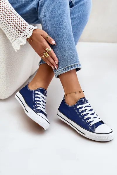 Boto Dámske klasické tenisky Ecoma Navy Blue