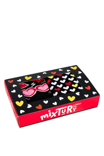 ZOOKSY/RAINBOW SOCKS Sada ponožiek, Zooksa Mixtury Láska pre deti