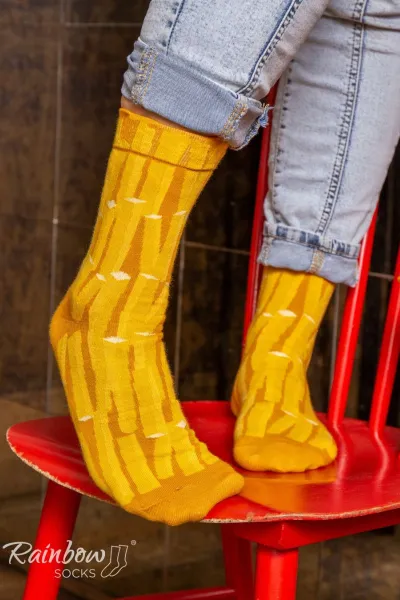 ZOOKSY/RAINBOW SOCKS Sada dúhových ponožiek hranolky 2 páry